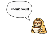 Funny Sarcastic Sloth Sublimation, an Animal Illustration by Smillyy Threads (Thumbnail 6 of 6)