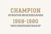 Champsville, a Sans Serif Font by Liszar Inzani (Thumbnail 4 of 11)