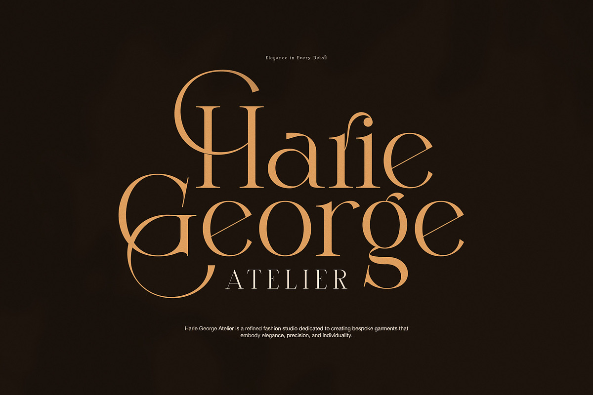 Amida Elegant Display Serif Font, a Serif Font by Graphicxell (Photo 2 of 8)