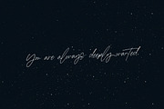 Hallelujah Script | Handwritten Font, a Script Font by Heart + Soul Studios (Thumbnail 6 of 9)