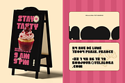 Gimro - Bold Geometric Cafe Font, a Sans Serif Font by Pandeka Studio (Thumbnail 2 of 9)