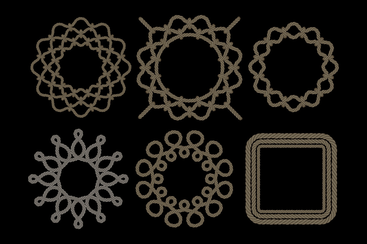 Realistic rope brushes #01 preview 5