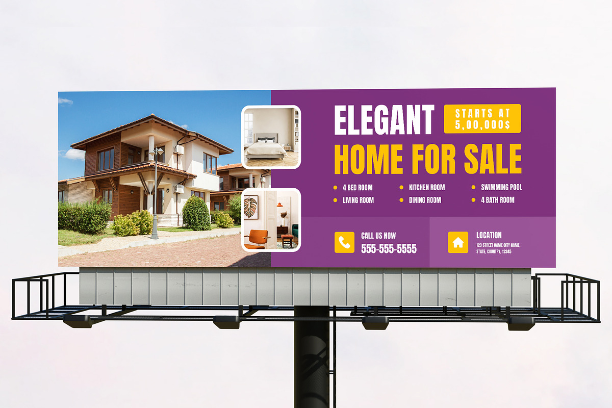 Real Estate Billboard Template, a Stationery Template by ContestDesign (Photo 2 of 2)