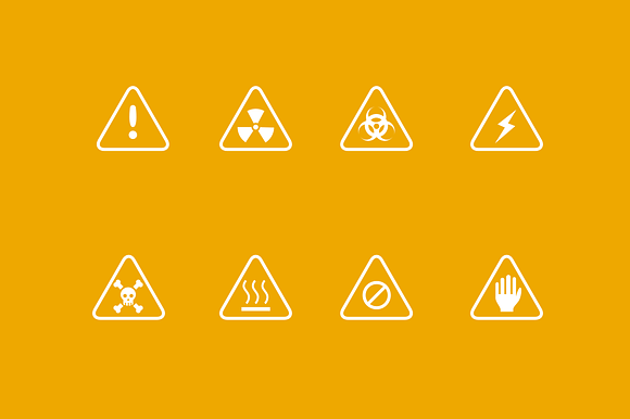 16 Warning Signs and Icons preview 4