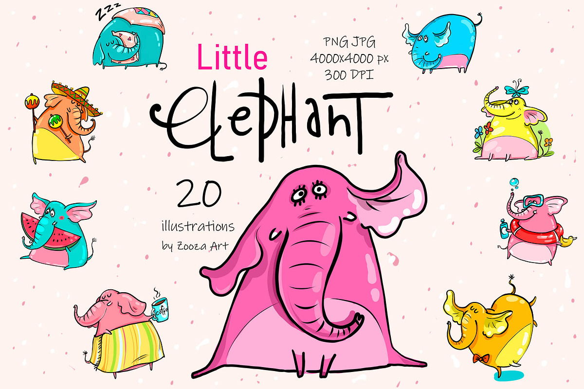 DIG BUNDLE Funny animals, an Animal Illustration by Zooza Art (Photo 2 of 40)