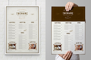 Classy Food Menu 6 Template