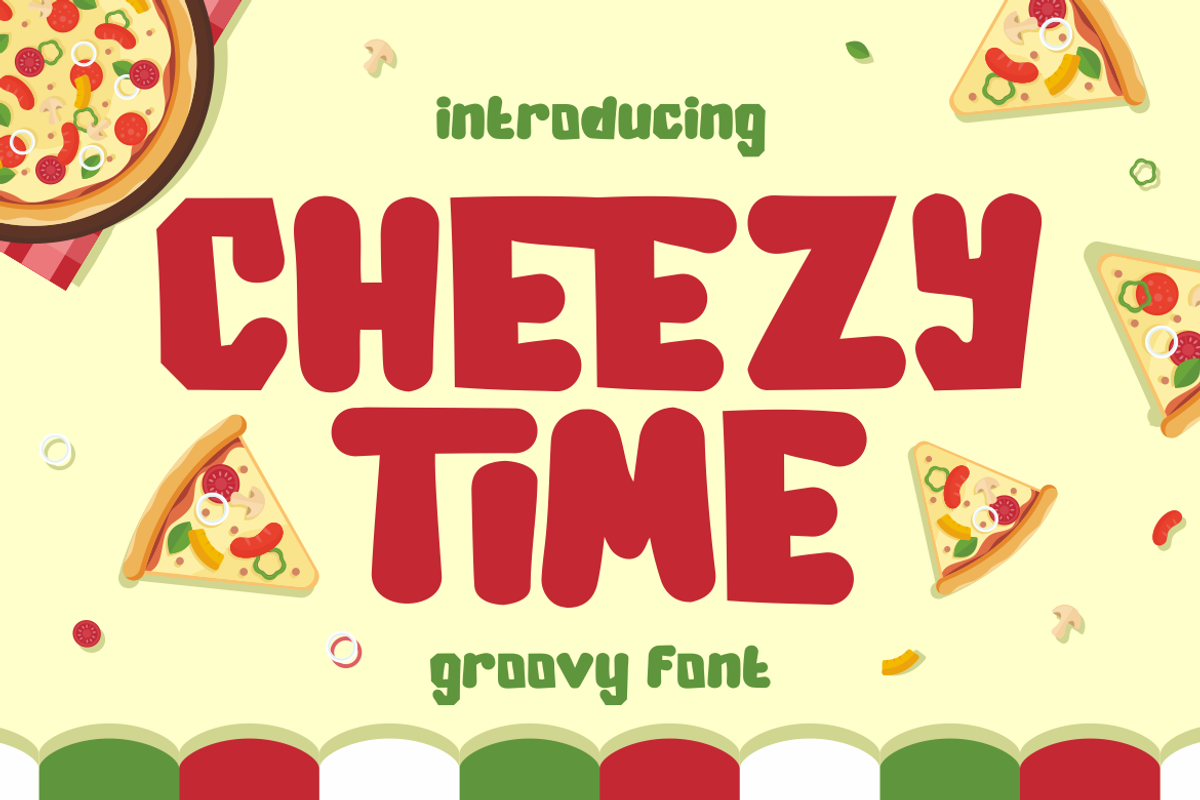 Cheezy Time Groovy Font, a Font by PutraCetol Studio (Photo 1 of 5)