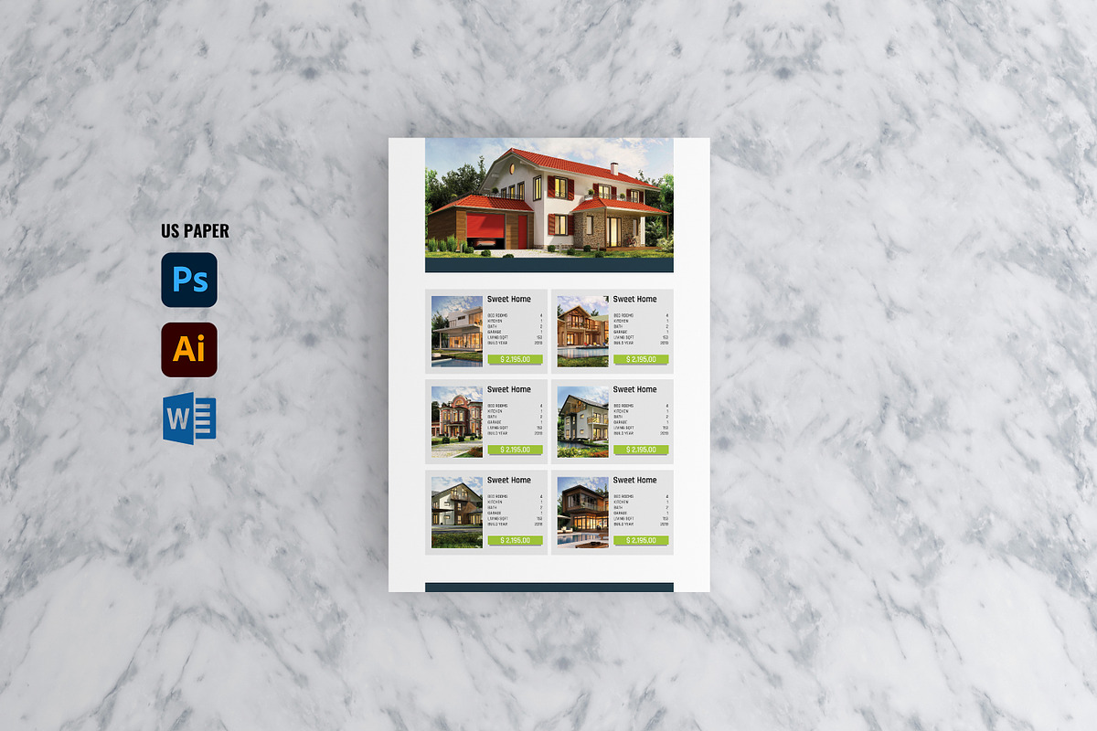 Real Estate Flyer Bundle, a Flyer Template by SmmrDesign (Photo 5 of 8)