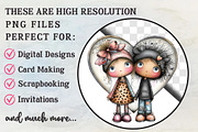 Dreamy Sweetheart Valentine Clipart, a Person Illustration by RobertsArt (Thumbnail 7 of 7)