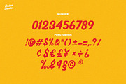 Radler Thunder – Bold Retro Script, a Font by typeline studio (Thumbnail 8 of 9)