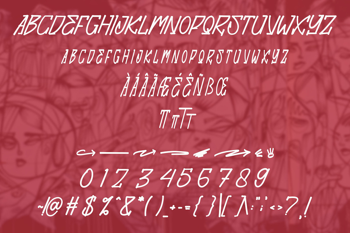 EIZARDA Bold Monoline Font, a Handwritten Font by NTC Graphic (Photo 8 of 9)