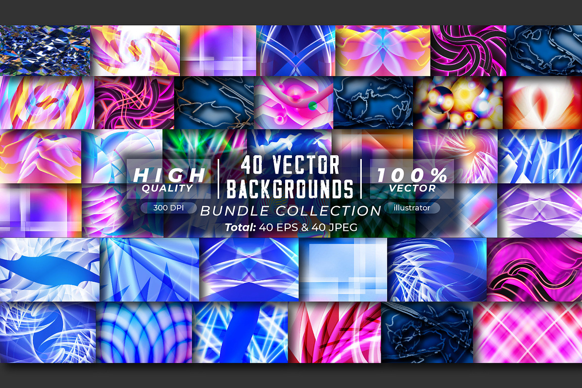 40 abstract modern vector background, a Background Graphic by NJ Himel (Photo 1 of 41)