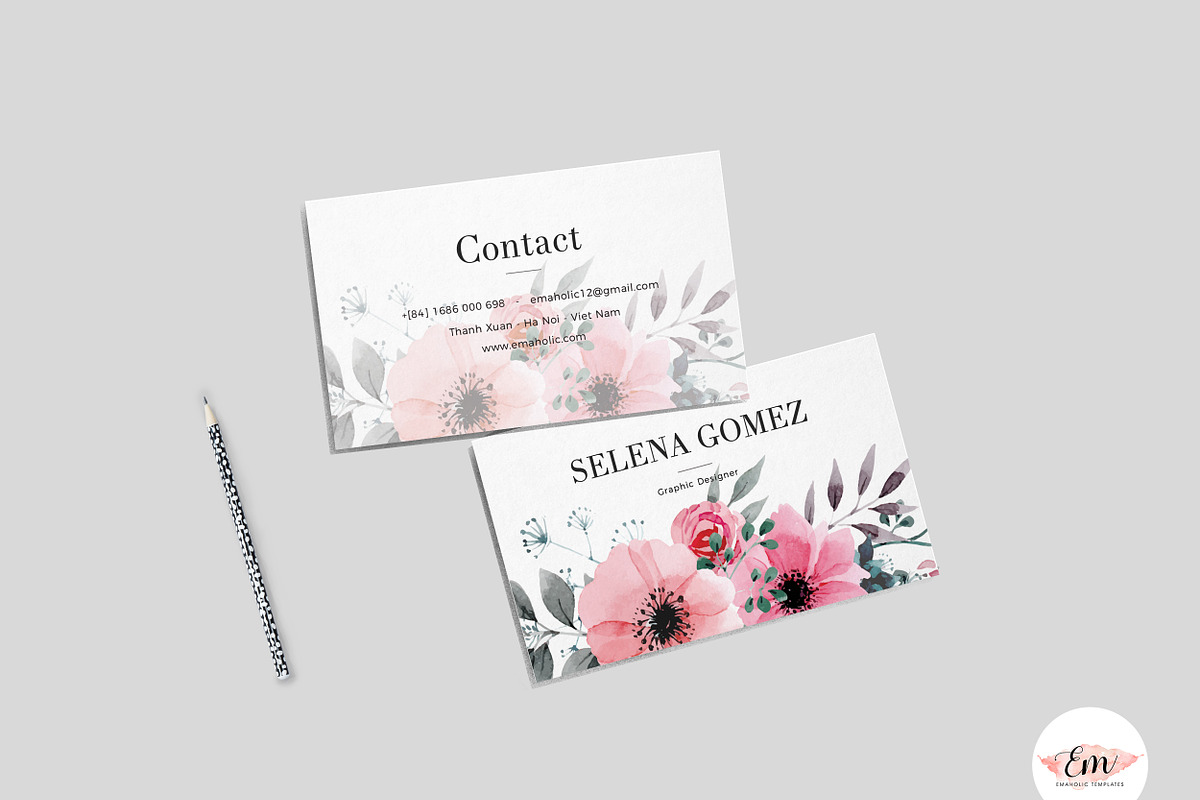 Create Elegant Business Card, a Business Card Template by Emaholic Template (Photo 4 of 5)
