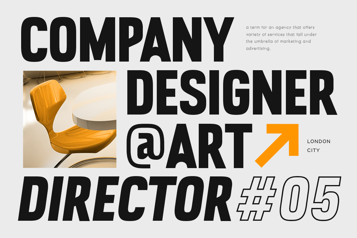KOBA - Modern Brutalism Logo Font, a Sans Serif Font by Hamz Studio (Photo 9 of 12)
