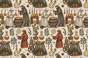 Alchemy Seamless Pattern, a Pattern Graphic by Designs by Helen Trupak (Thumbnail 4 of 8)
