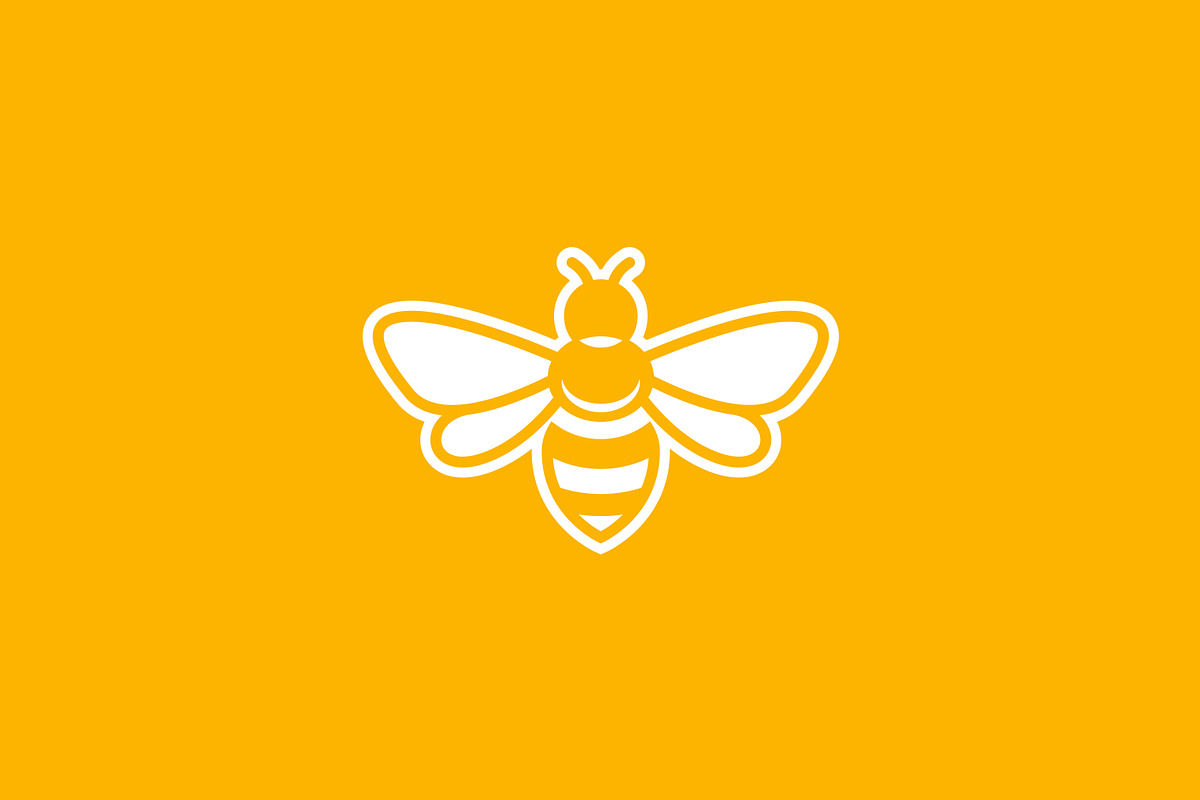 Honey Bee Logo Yellow Symbol, a Branding & Logo Template by Signatoro (Photo 3 of 3)