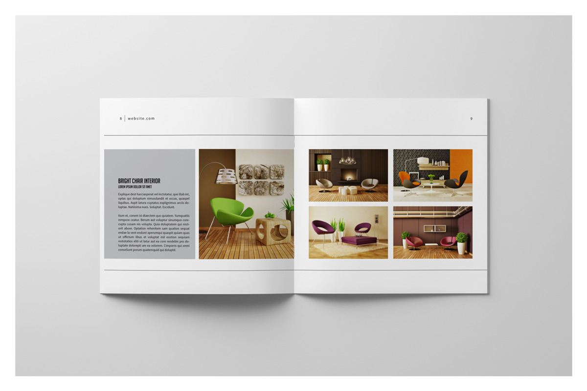 Square Brochure Catalog, a Brochure Template by adekfotografia (Photo 8 of 13)