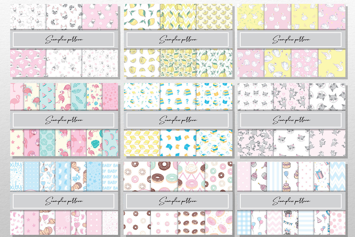 Pattern Bundle – 193 Pattern, a Pattern Graphic by V-K