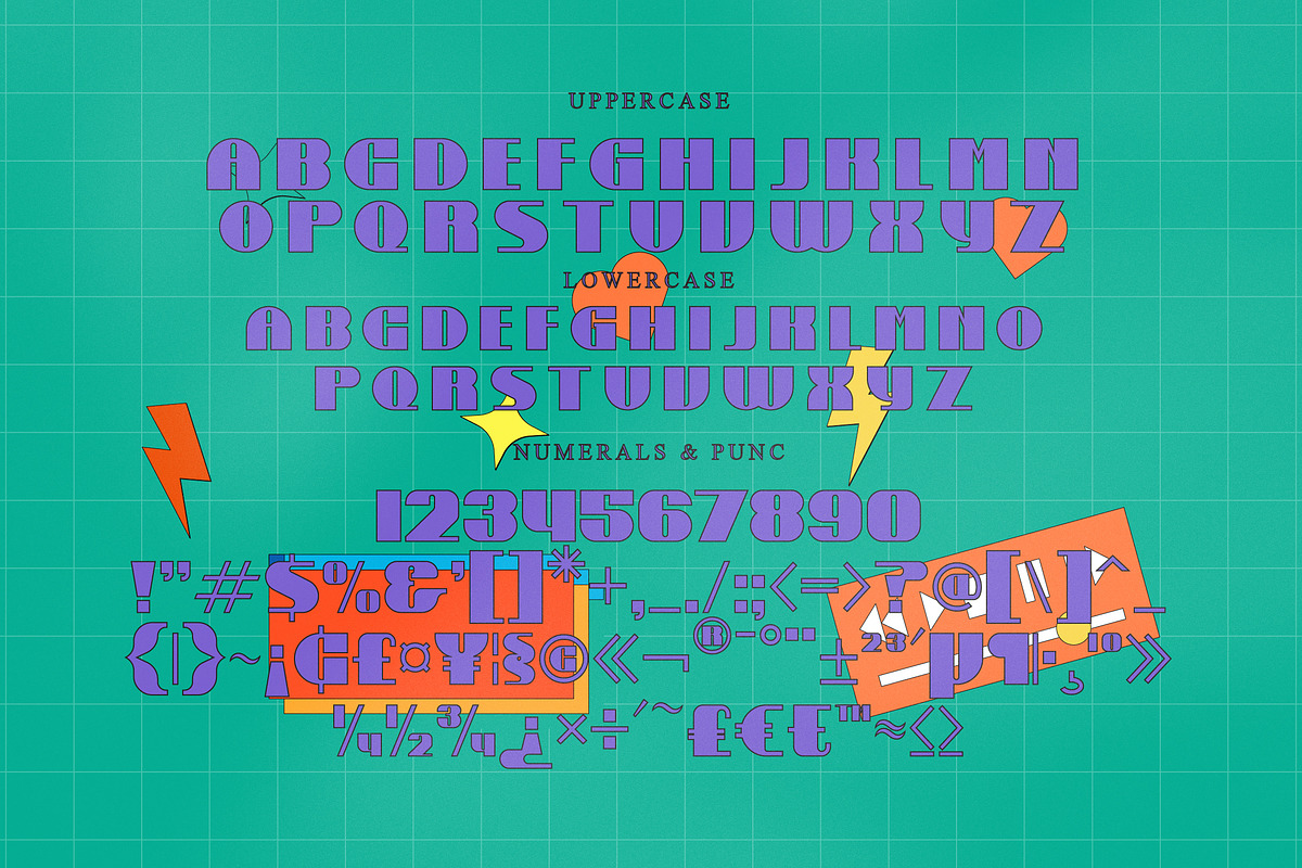 Gerald Display and Retro Style Font, a Sans Serif Font by Storytype Studio