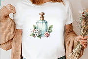 Vintage Perfume Bottles Watercolor, a Seasonal Illustration by CreationArt (Thumbnail 6 of 8)