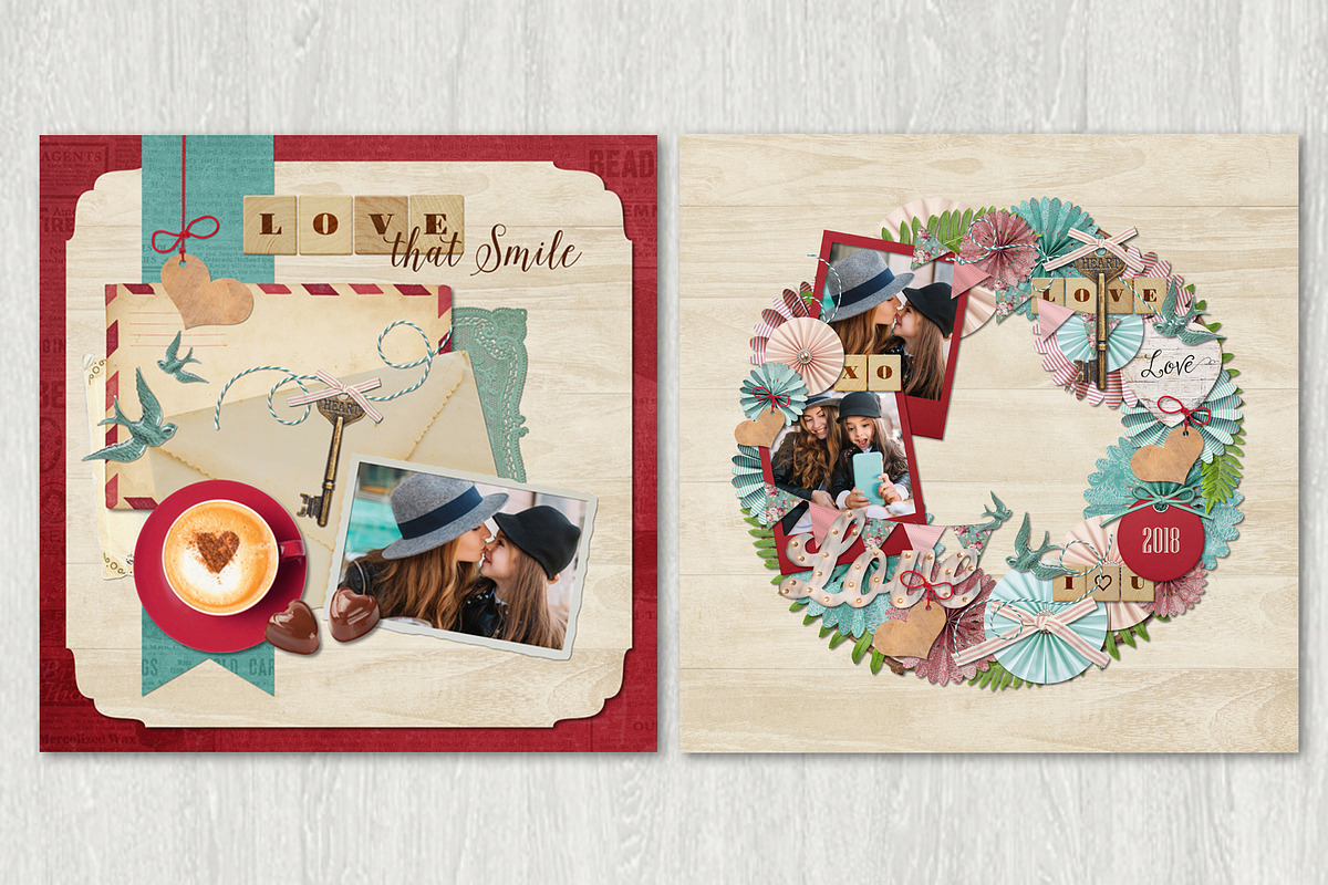 Love Letter Alpha Set, an Object Graphic by Lucky Girl Creative (Photo 2 of 2)