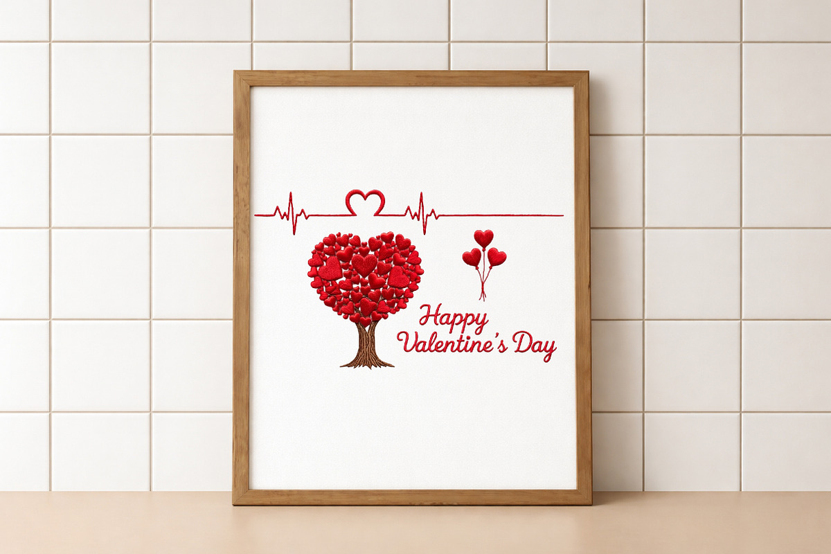 Happy Valentine’s Day Patch PNG, an Illustration by DreamArtGraphic (Photo 3 of 4)