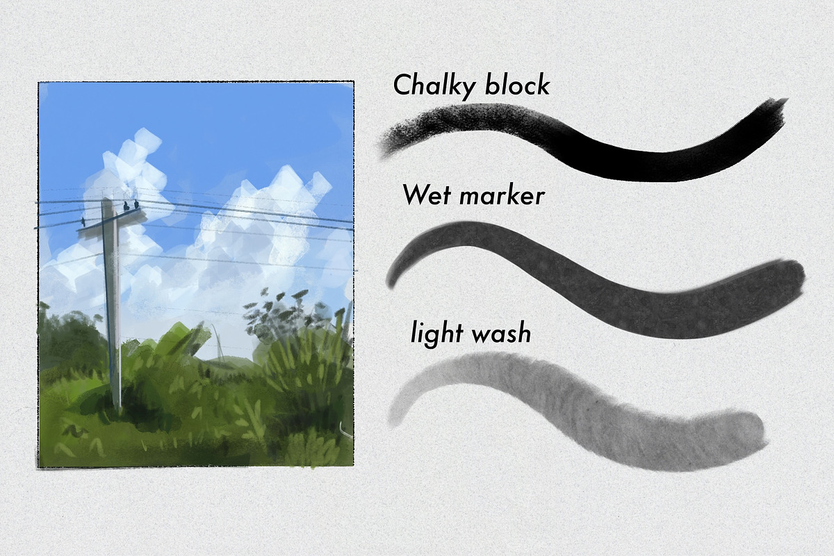 Procreate Essentials Pack, a Brushes & More by Kassandra Escoe (Photo 8 of 15)