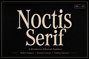 Noctis Serif, a Serif Font by Wow Magic (Thumbnail 1 of 5)