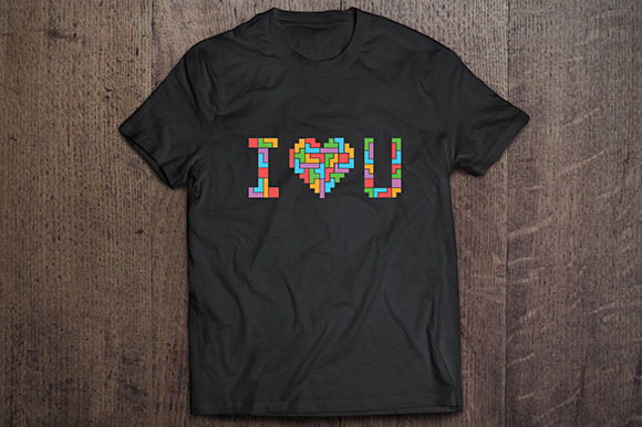 Tetris Love Tshirt preview 2