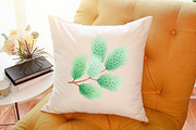 Evergreen Clipart Watercolor Christm, an Illustration by Sublimation Artist (Thumbnail 6 of 6)