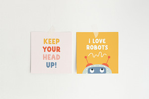 Tiny Robot Playful Font