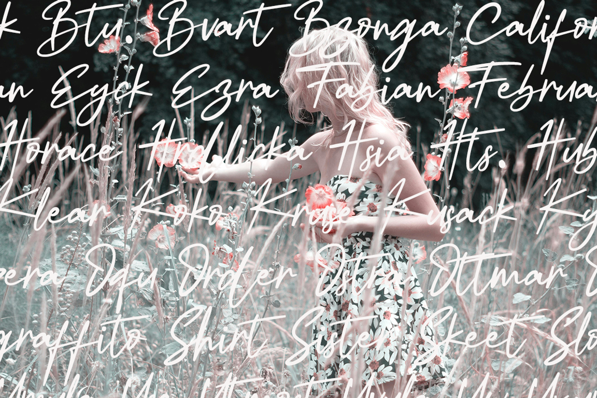 Peter Blonde, a Handwritten Font by cocodesign (Photo 10 of 10)