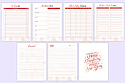 Christmas Planner Bundle Canva Kdp, a Stationery Template by Mustafiz (Thumbnail 5 of 5)