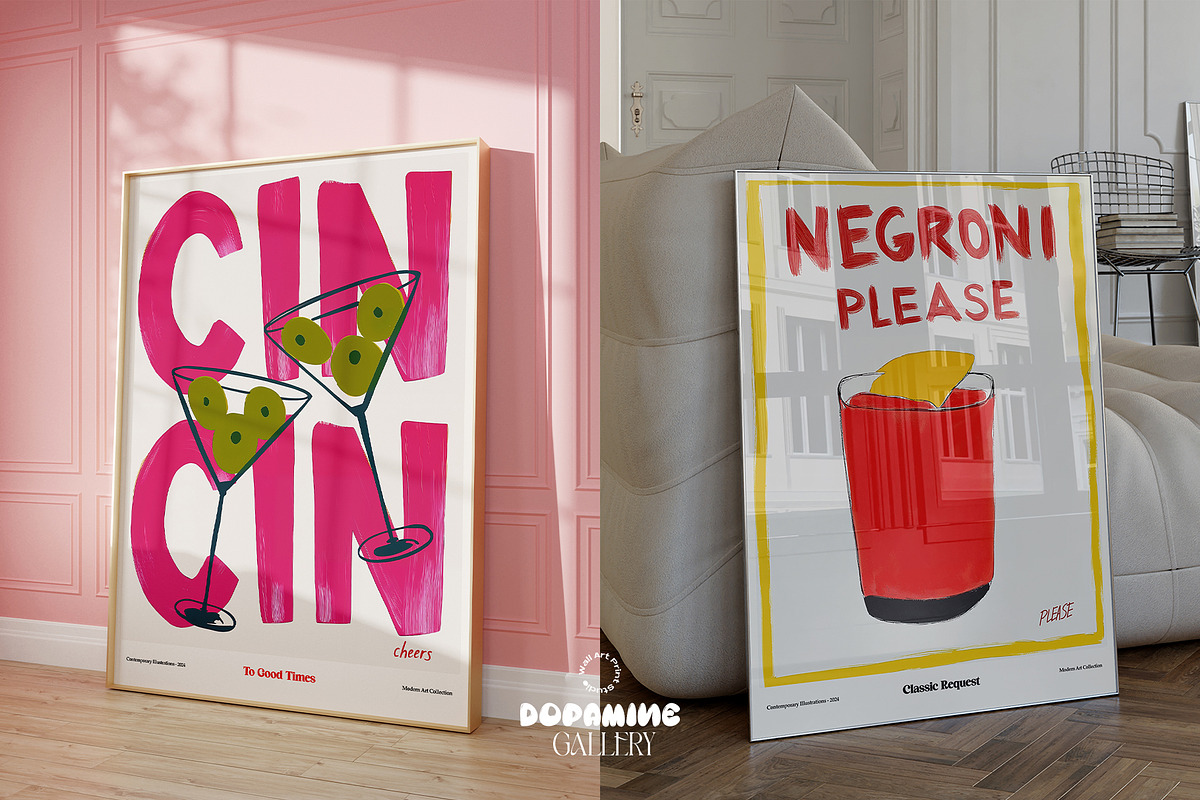Dopamine Gallery Bundle, a Graphic by Wall Art Print Studio (Photo 14 of 25)