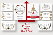 Winter Wedding Suite, an Invitation Template by Knotted Design (Thumbnail 1 of 4)