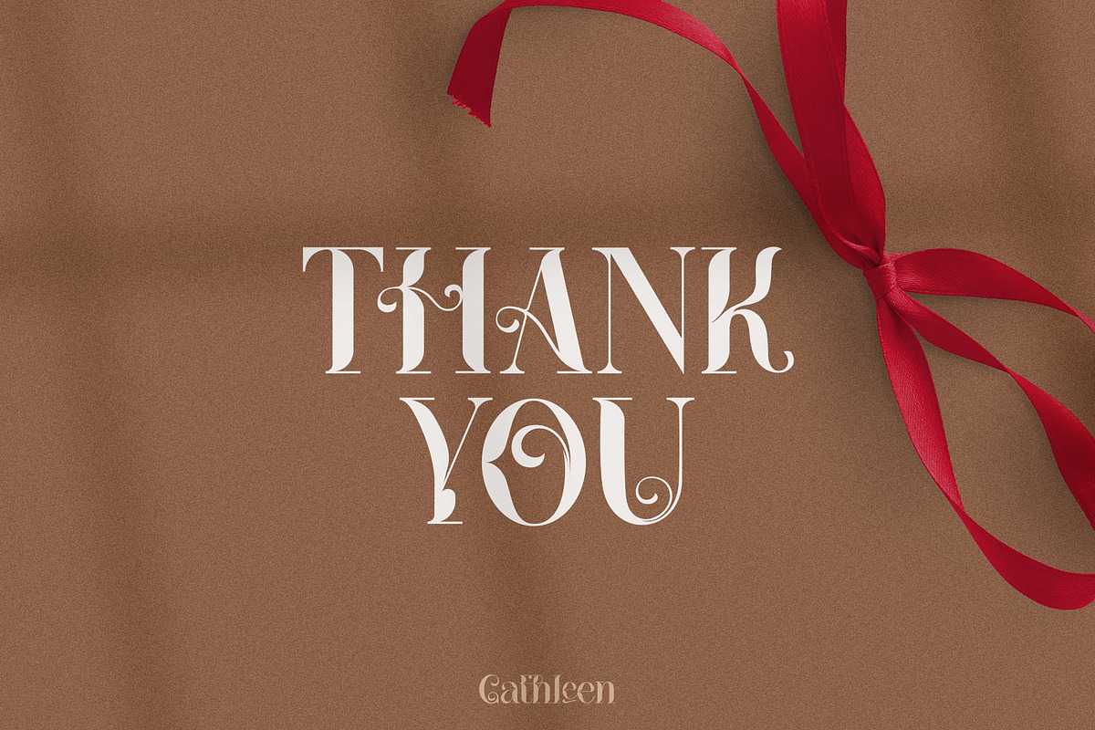 Cathleen|Vintage Ligature Serif Font, a Serif Font by Kandella's Art (Photo 17 of 17)