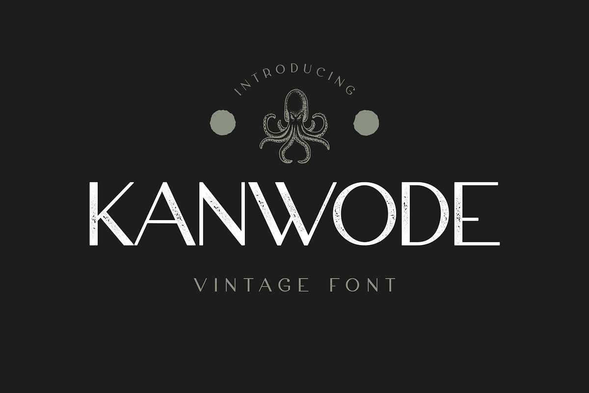 Kanwode Sans Serif Display Font, a Sans Serif Font by UICreative (Photo 1 of 5)