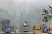 Wall mockup - wallpaper mock up, a Product Mockup by Hunny Badger (Thumbnail 6 of 6)