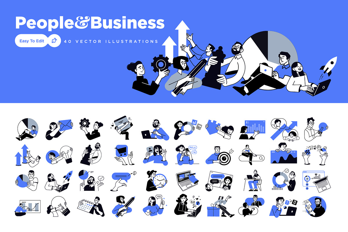 People and Business, a Person Illustration by PureSolution (Photo 1 of 6)