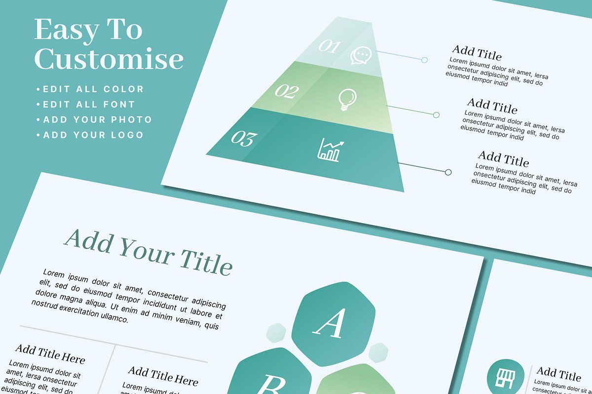 Minimal Green Powerpoint Template, a Presentation Template by SKY CREATION