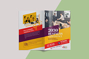 Business Conference Bifold Brochure, a Brochure Template by Cristal Pioneer (Thumbnail 3 of 6)