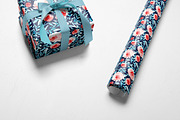 Coral, turquoise and navy, a Pattern Graphic by Anya-D (Thumbnail 4 of 5)