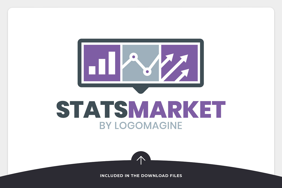 Stats Market Logo Template, a Branding & Logo Template by LOGOMAGINE (Photo 7 of 13)