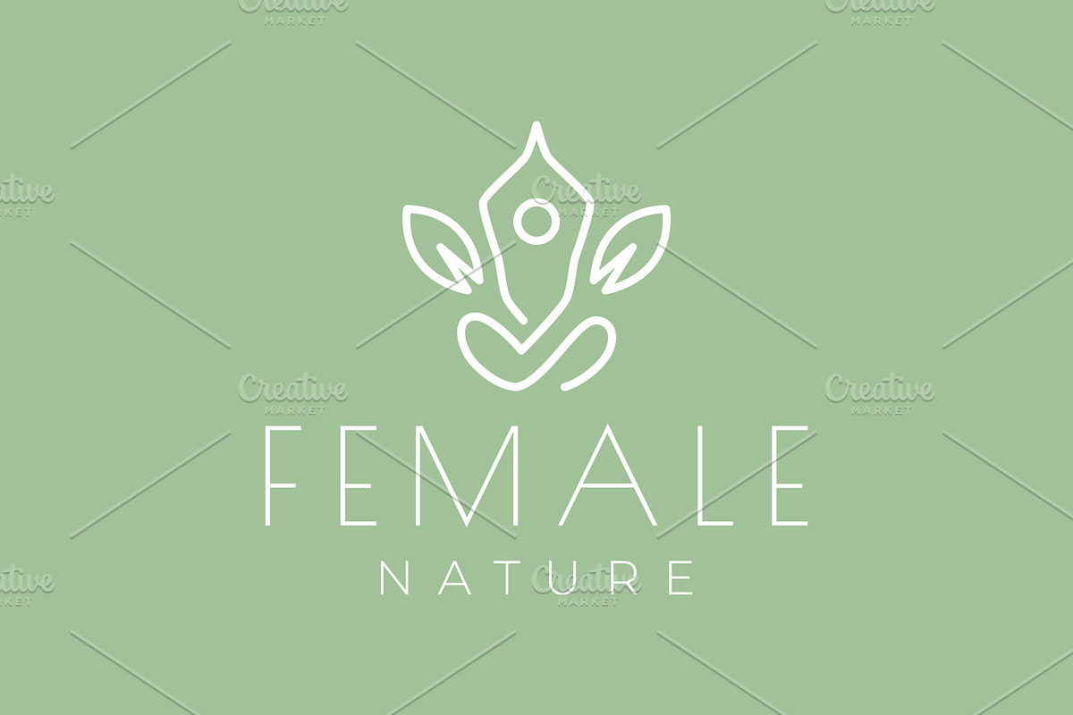 yoga wellness natural relaxing logo, a Branding & Logo Template by devastd