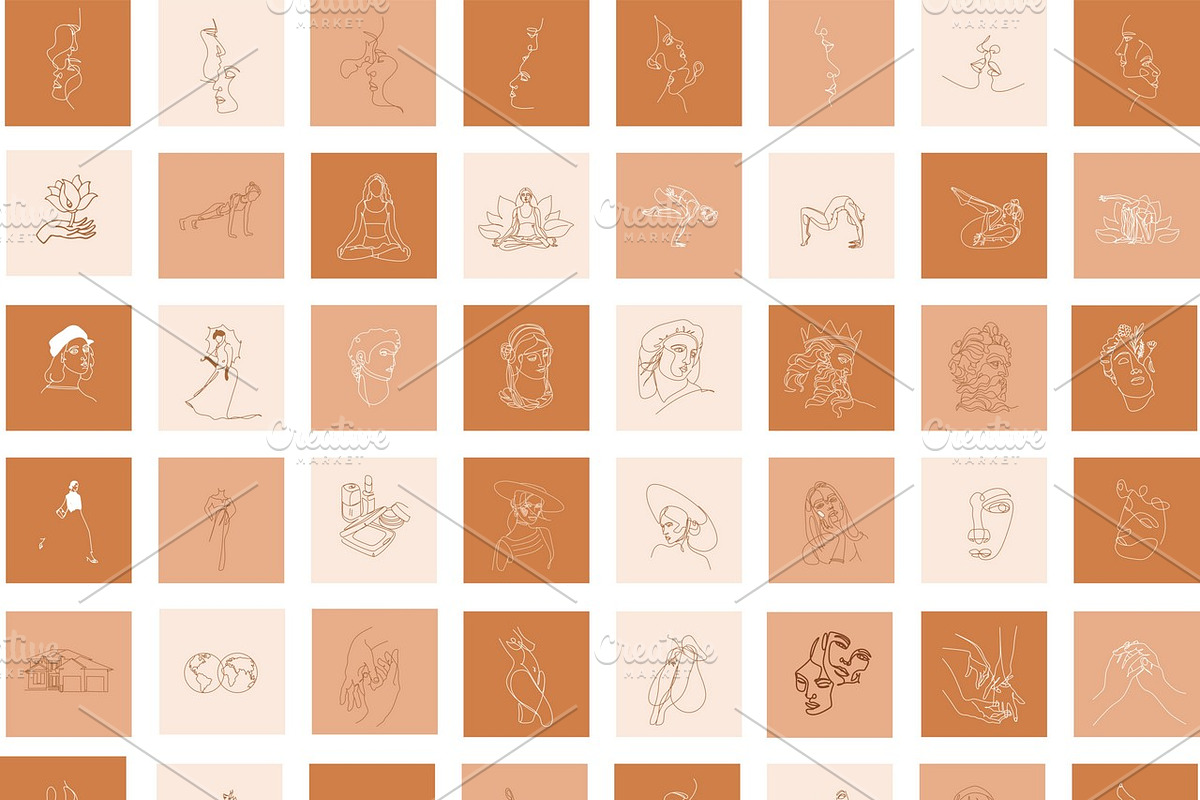 216 Instagram Highlight Covers, a Social Media Template by velychko.ua (Photo 2 of 5)