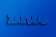 Colored 3D Text Effect, a Mockup by Design Squad (Thumbnail 3 of 8)