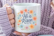 He is Risen - Christian Easter PNG, an Illustration by CraftArtStudio (Thumbnail 2 of 4)
