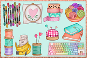 Arts & Crafts Clipart Set, an Education Illustration by The GG Shop (Thumbnail 6 of 9)