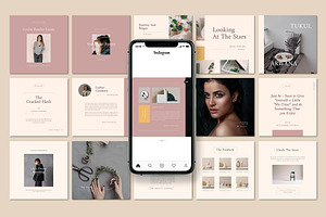 Instagram Carousel Template Canva