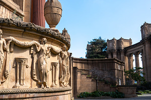 Palace of Fine Arts surrounded by greenery in San Francisco, USA, an Architecture Photo by GoodGoods